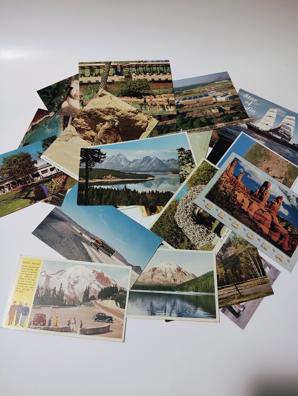 Vintage Postcards 60+ Midwest, Southwest And West Coast